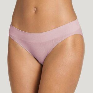 NWT Jockey Pack of 5 Sz XL (8) Eco Seamfree Recycled Nylon Rib Bikini Pink Haze